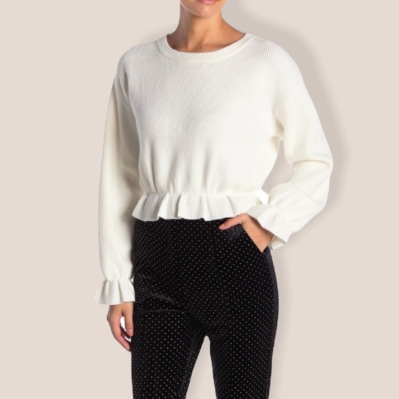 MINKPINK Sweaters - NWT MINKPINK Maddy Frilly Hem Knit Sweater S